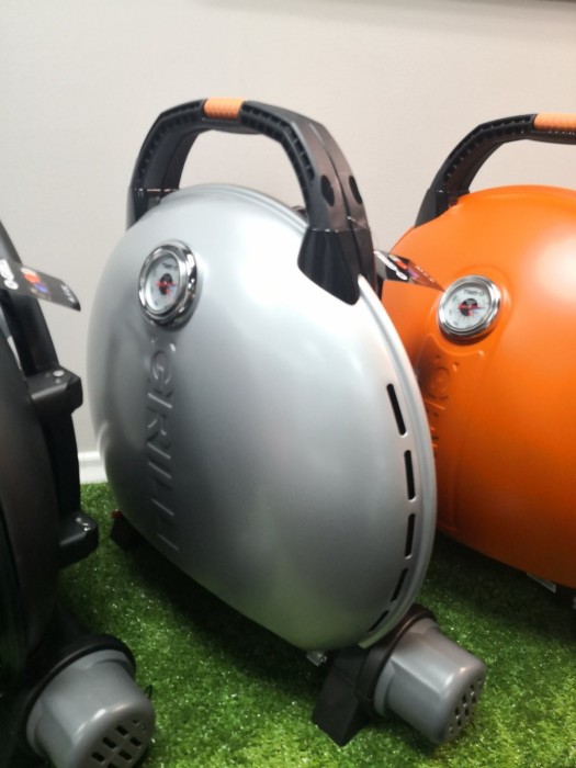 Портативний переносний газовий гриль O-GRILL 600T, срібло