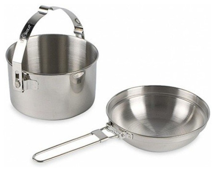 Казанок з кришкою Tatonka Kettle 1.0, Silver