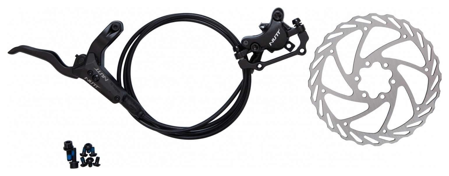 Тормоз диск. задн. гидравл. NUTT Y-2 R1500 с ротором 160мм с адаптером