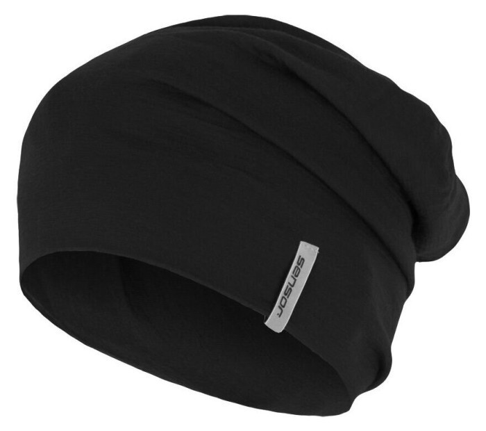 Шапка Sensor Merino Active black 15200057, SU32MA-black, укр, укр