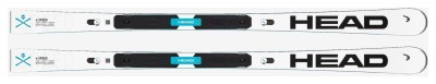 Лыжи горные HEAD ( 313243 ) WC Rebels e-Speed RP EVO 14 wh/bk + крепеж ( 100907 ) FREEFLEX 14 GW BR.85 [D]m.bk/sp.bl 2024