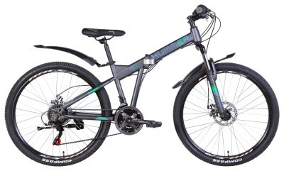 Велосипед 26&quot; Formula HUMMER AM DD 2022 (сріблястий (м))