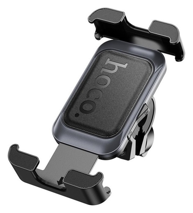 Вело/Мото тримач для телефона HOCO H82 Vista bicycle Motorcycle Universal holder Black Metal Gray