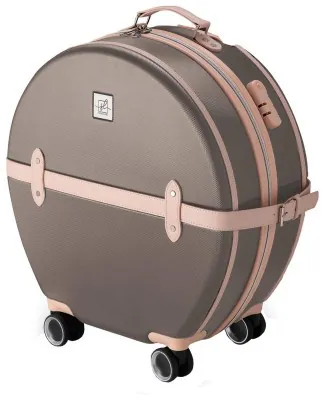 Валіза Semi Line 20" (S) Brown/Pink Cream (T5673-2)