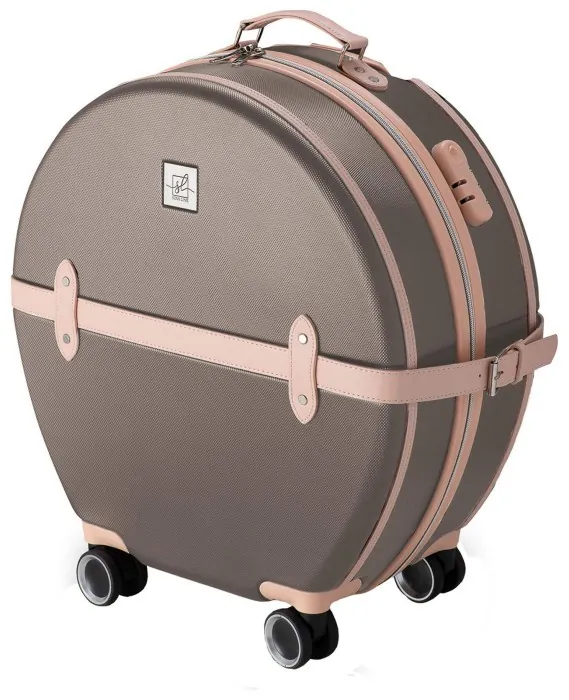 Валіза Semi Line 20" (S) Brown/Pink Cream (T5673-2)