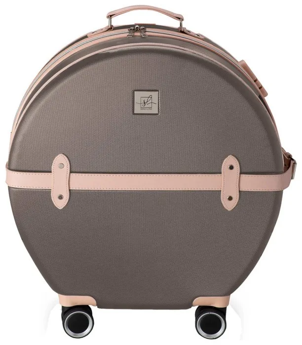 Валіза Semi Line 20" (S) Brown/Pink Cream (T5673-2)