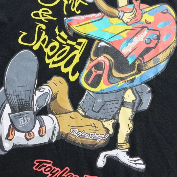 Футболка TLD HERITAGE SS TEE; [BLACK] M