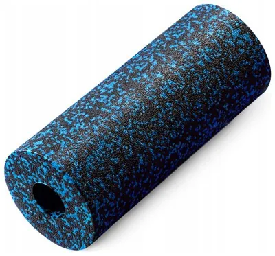 Масажний ролик 4FIZJO EPP PRO+ 33 x 14 см (валик, роллер) гладкий Black/Blue (P-5907222931417)
