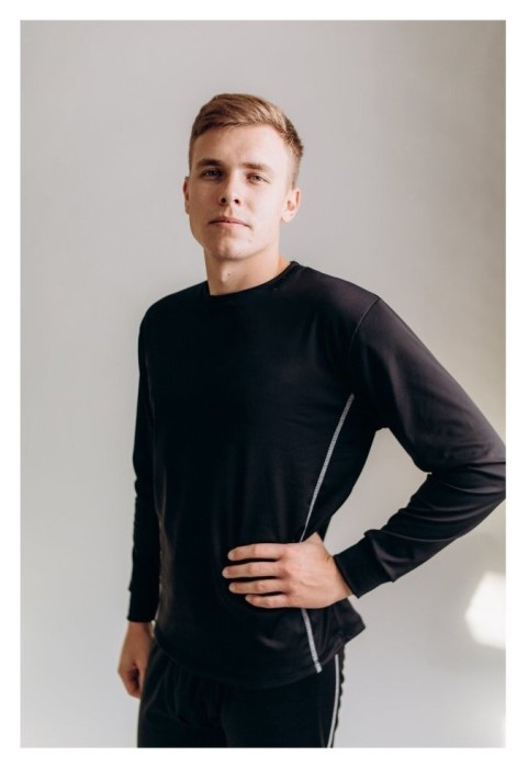 Термобілизна чоловіча ROU, чорна, укр, укр