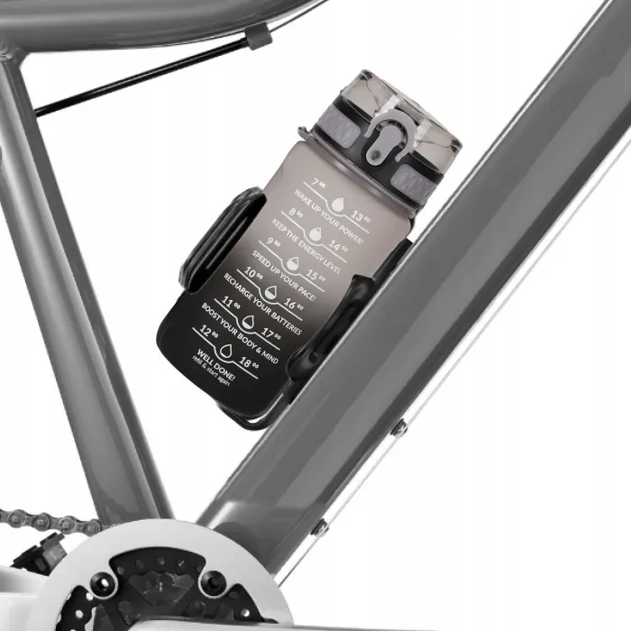 Пляшка для води спортивна 4FIZJO 500 мл Grey/Black (P-5905973400725)