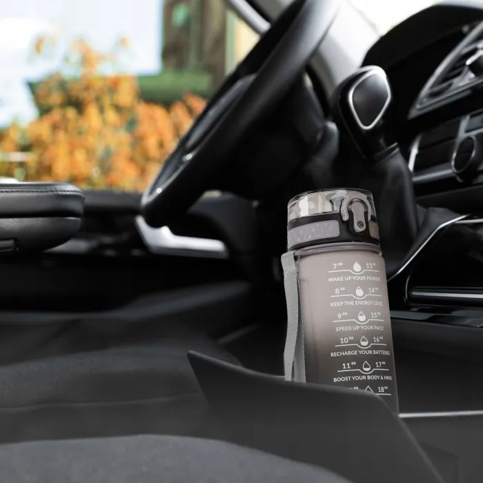 Пляшка для води спортивна 4FIZJO 500 мл Grey/Black (P-5905973400725)