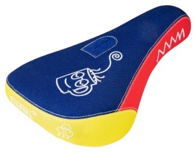 Сидіння WeThePeople TEAM PIVOTAL fat padded фіолетове/червоне/жовте SIGNATURE