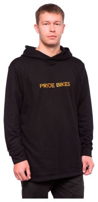 Кофта с капюшоном Pride bikes черная размер M