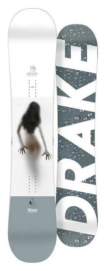 Сноуборд Drake TEAM 158 White/grey (76291023) O (158 см grey, white)