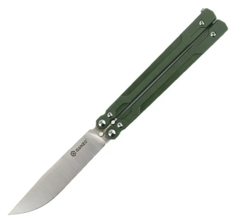 Нiж-метелик (балiсонг) Ganzo G766-GR (FNR_G766-GR)