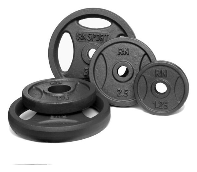 Скамейка для жима ReadMeBlack + Штанга металлическая 83 кг, гриф W, гантели RN-Sport