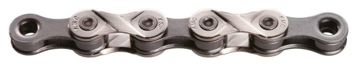 Цепь KMC X8 Silver/Grey 8 скоростей 114 звеньев + замок X8 2025