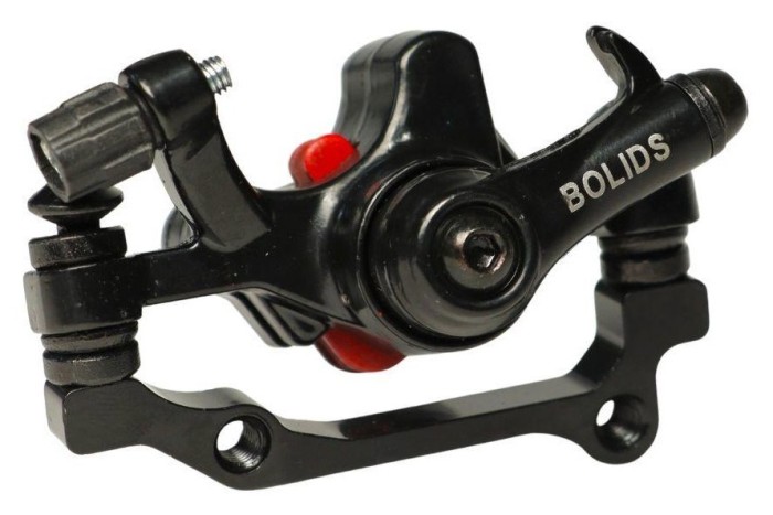 Тормоз дисковый задн. механ. 160мм BL-105R без ротора, с адапт. черный