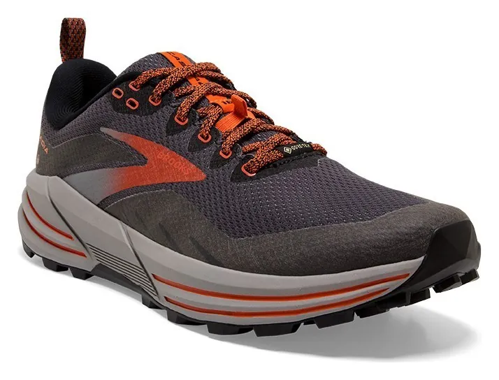 Кросівки чоловічі Brooks CASCADIA 16 GTX M 40.5 (7.5US) Black/ebony/cinnabar (1103771D060) (300мм black/ebony/cinnabar)