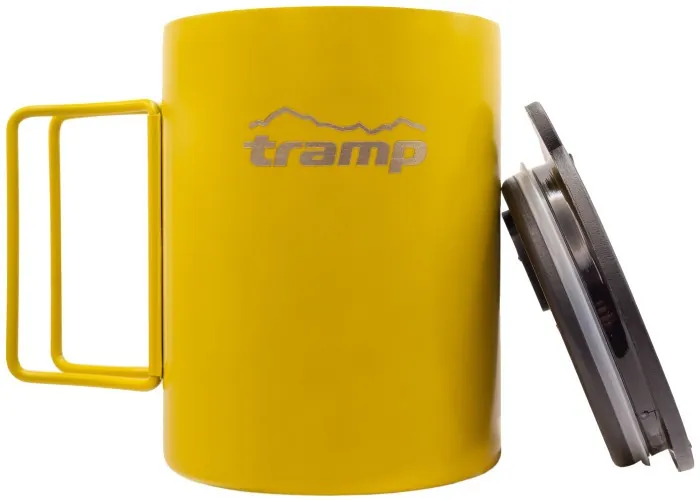 Термокухоль TRAMP зі складними ручками та поїлкою 400мл UTRC-137 mustard, укр, укр