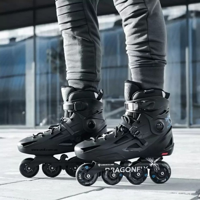 Ролики Flying Eagle Dragonfly Black (плохой тест)