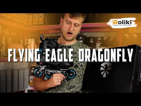 Ролики Flying Eagle Dragonfly Black (плохой тест)
