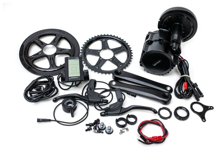 Електричний велонабір Bafang 48В 1000Вт BBSHD 68мм 46T дисплей С965, ручка газу, гальмівні ручки, укр, укр