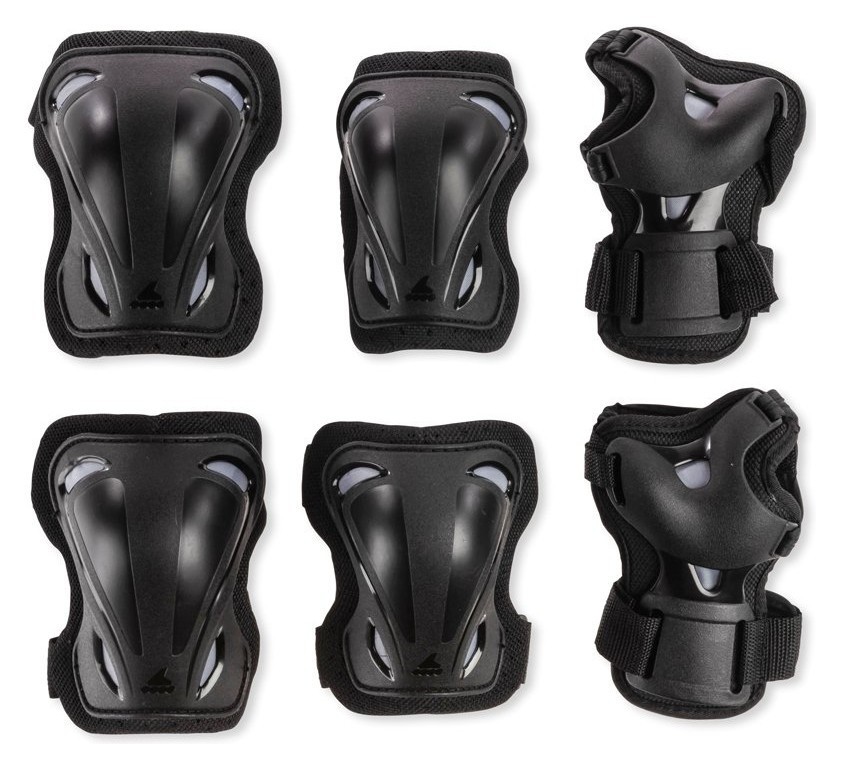 Захисний комплект Rollerblade SKATE GEAR 3 PACK L Black (069P0100), укр, укр