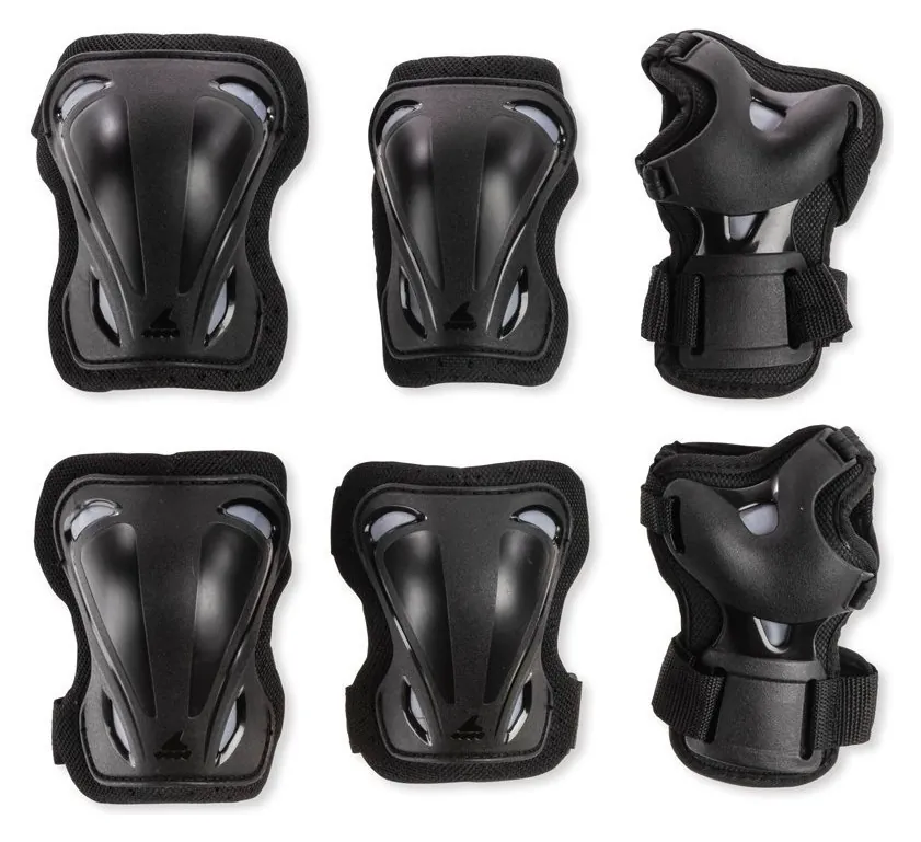 Захисний комплект Rollerblade SKATE GEAR 3 PACK L Black (069P0100) (L Чорний)