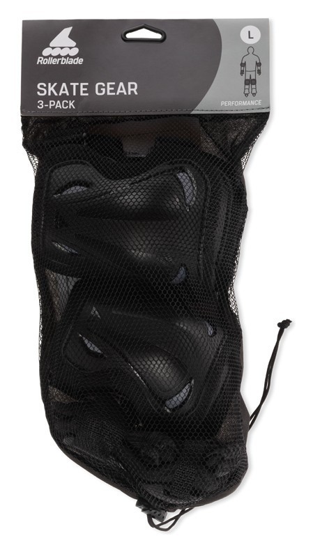 Защитный комплект Rollerblade SKATE GEAR 3 PACK L Black (069P0100)