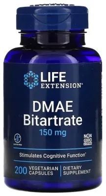 DMAE Bitartrate 150mg - 200 vcaps
