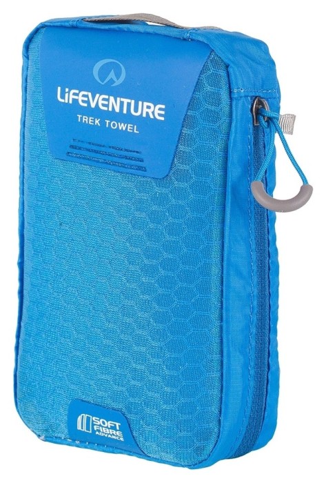Lifeventure полотенце Soft Fibre Advance blue Pocket