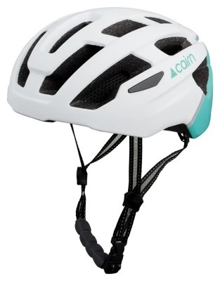 Cairn велошлем Prism II mat white-aqua 52-55