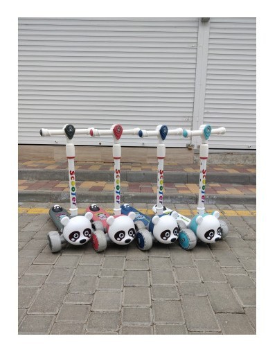 Дитячий триколісний самокат Panda T11