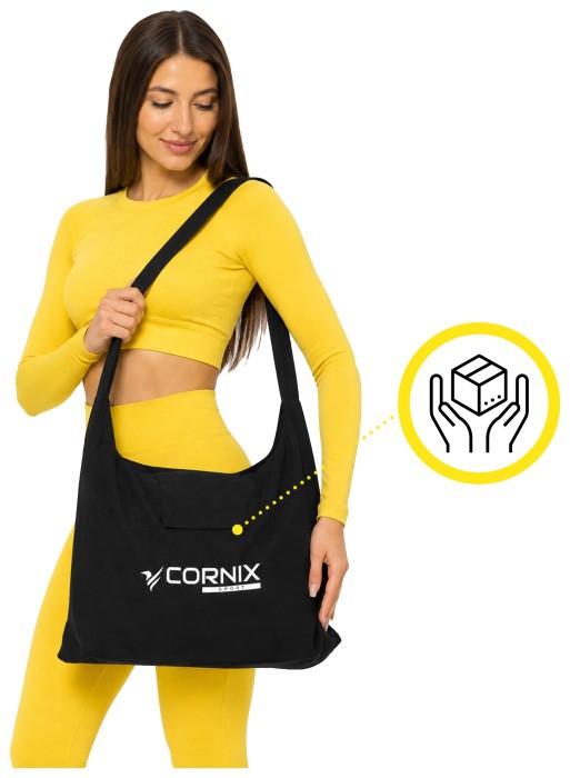 Килимок акупунктурний з подушкою Cornix Premium Mat Аплікатор Кузнєцова XR-0562 Black/Gold