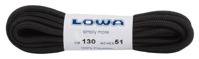 Шнурки LOWA ATC Lo 130 cm black-black