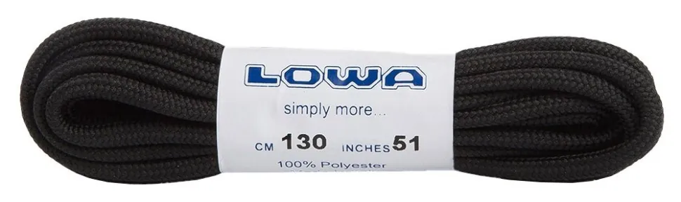 Шнурки LOWA ATC Lo 130 cm black-black (830585-0999)