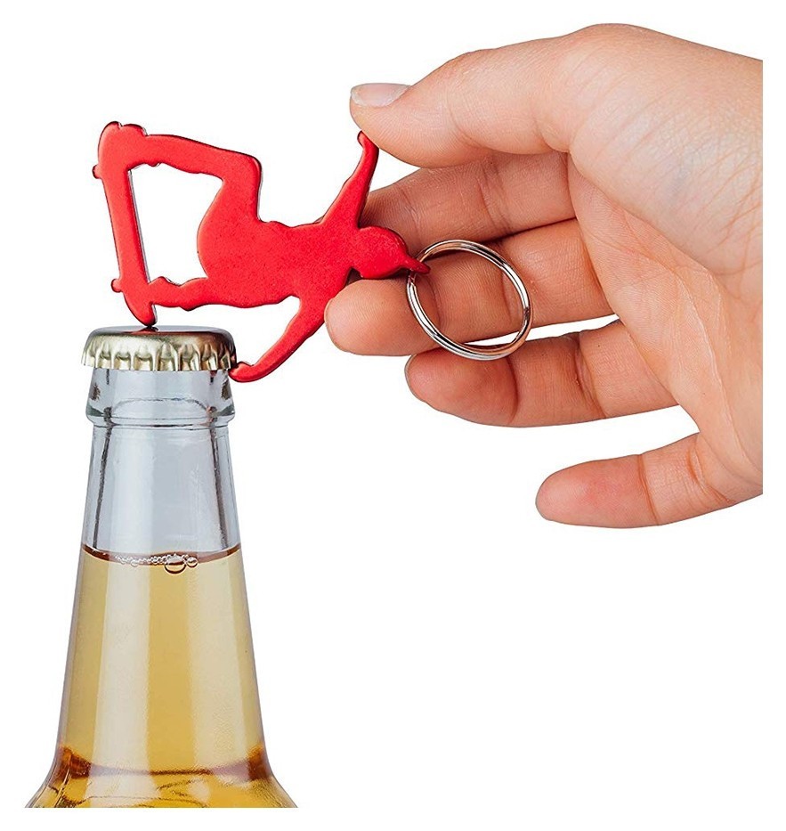 Munkees 3494 брелок-открывалка Skateboarder red