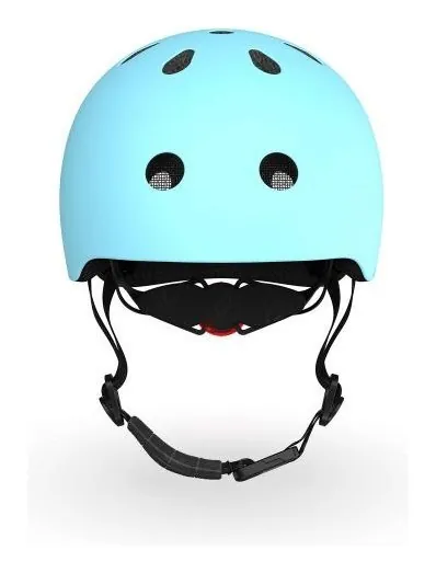 Шолом захисний дитячий Scoot and Ride, лохина, з ліхтариком, 51-53см, укр, укр