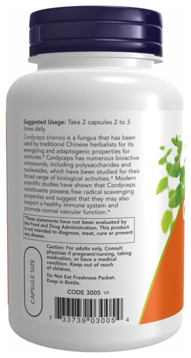 Cordyceps 750 mg - 90 vcaps