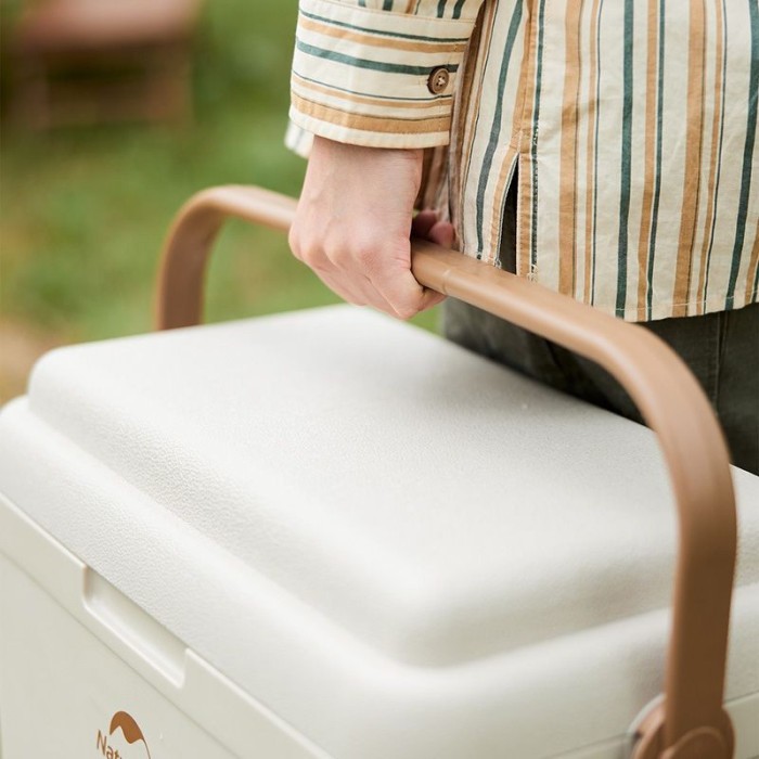 Туристичний холодильник Naturehike CNK2300BS011, 24 л, бежевий, укр, укр