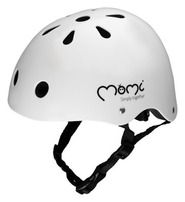 Велосипедний шолом MoMi MIMI Mat White