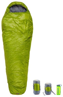 Спальный мешок Pinguin Lite Mummy (14/10°C), 195 см - Right Zip, Khaki (PNG 228441) 2020
