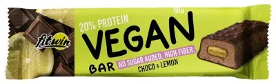 Vegan Bar - 12x50g Chocolate &amp; Lemon