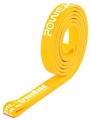 Еспандер-петля (гумка для фітнесу та кроссфіту) PowerPlay 4115 Power Band Light Жовта (5-14kg)