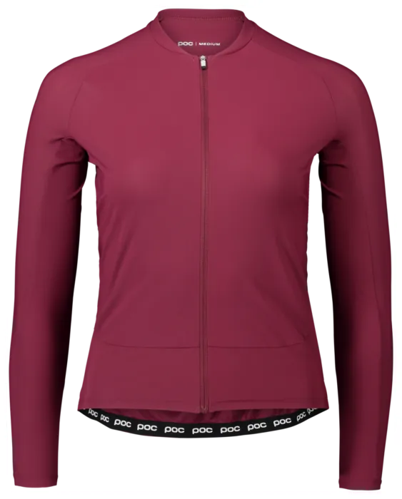 Женское женское с длинным рукавом POC Essential Road W's LS Jersey, Propylene Red