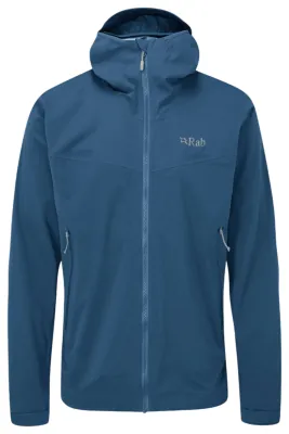 Мембранна куртка чоловіча Rab Kinetic 2.0 Jacket, Tempest Blue