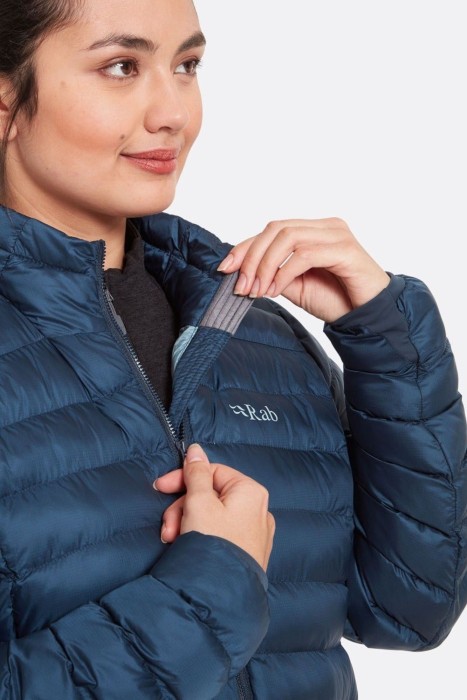 Куртка утеплена жіноча Rab Cirrus Jacket Wmns, Steel