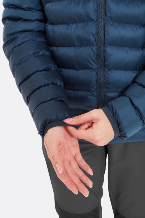 Куртка утеплена жіноча Rab Cirrus Jacket Wmns, Steel
