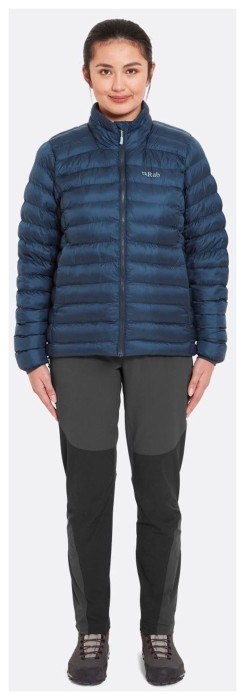 Куртка утеплена жіноча Rab Cirrus Jacket Wmns, Steel